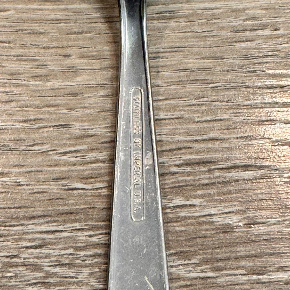 Vintage Imperial Stainless USA Sugar Serving Spoon Lady Duff‎ Kitchen Flatware